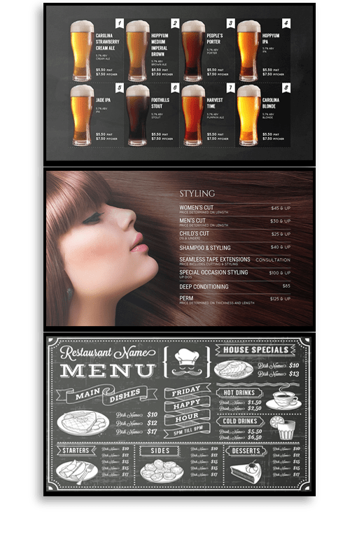 Mood Digital Menu Boards Mood Digital Menu Boards