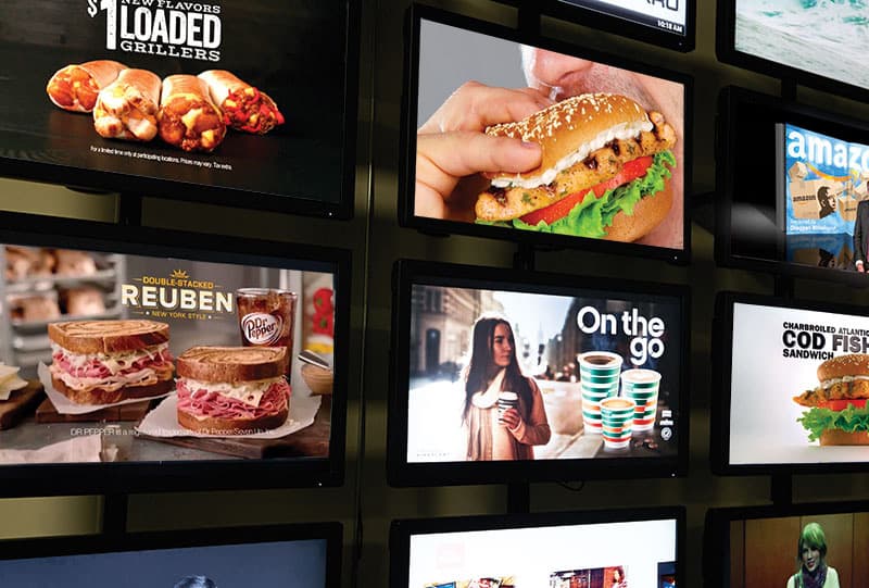 Mood Retail Customer Experience restaurant signage restaurant digital signage