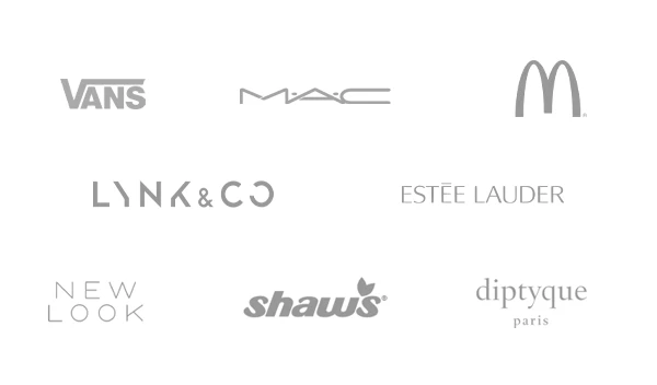 Logos de clientes de Mood Media