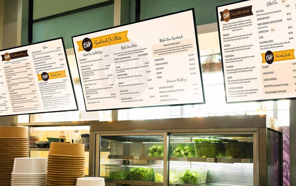 Electronic Menu Boards: Elevate Your Business | Mood Media